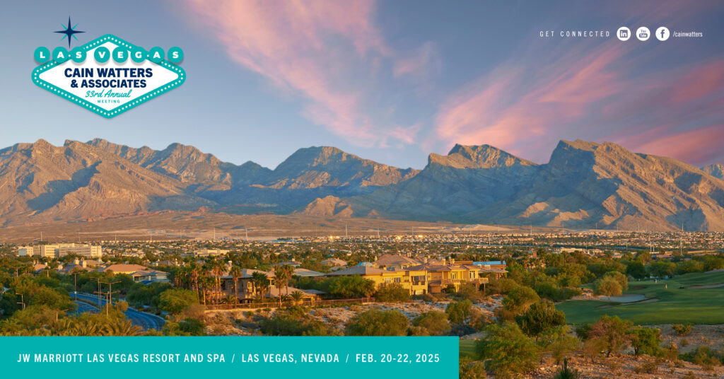The Cain Watters and Associates Annual Meeting Event